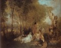 La Fete damour Jean Antoine Watteau classic Rococo